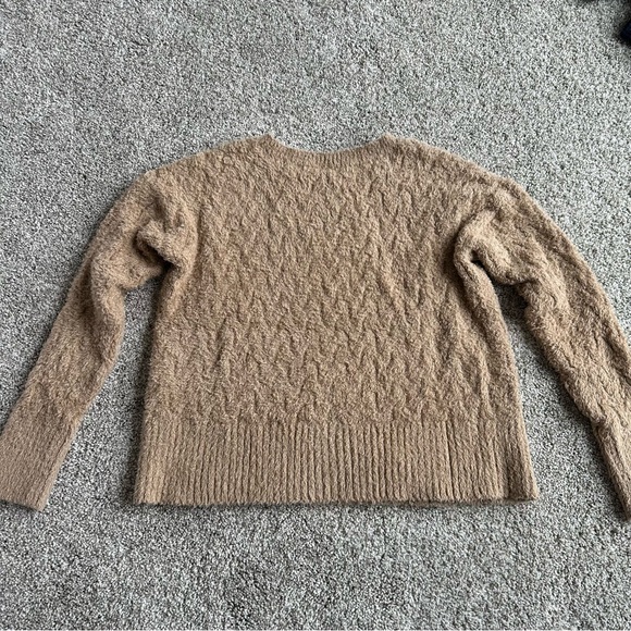 Eileen Fisher Sweater 100% Cotton Tan XXS | Spring layer, minimalist, capsule - Picture 8 of 9